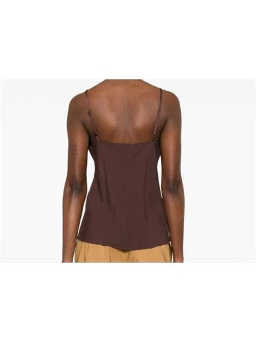 TOP IN ENVERS SATIN FORTE_FORTE | 14553_my topF49A.3093 chocolat